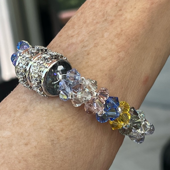 Swarovski Bracelet Magnetic Clasp with Rhinestones - Picture 4 of 6